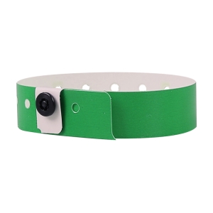 Pack of 500 PDC Wristband Plastic 19mm Forest Green - Pack in Sheets of 10