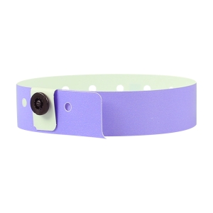 Pack of 500 PDC Wristband Plastic 19mm Lavender - Pack in Sheets of 10