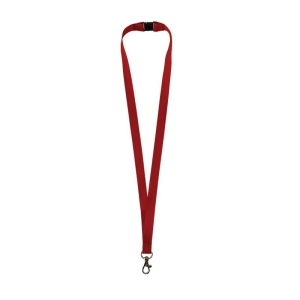 Pack of 50 Lanyards with Trigger Hook, Breakaway, 16mm, Red, Polyester