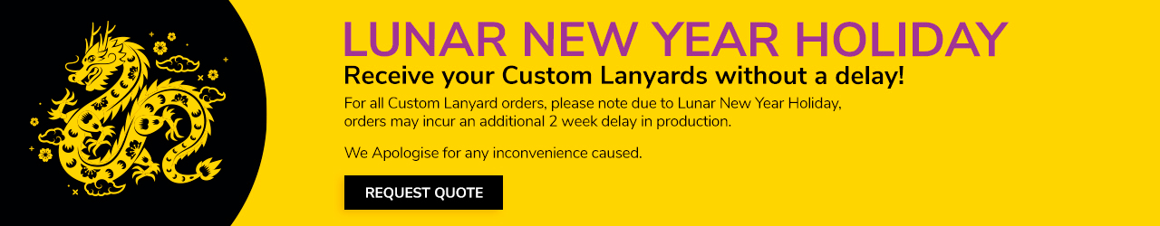 Lunar New Year Holiday Custom Lanyards