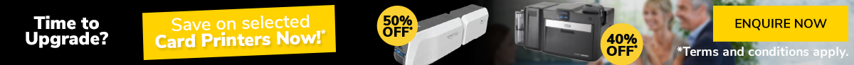 Save on Selected Card Printers!* Contact us today